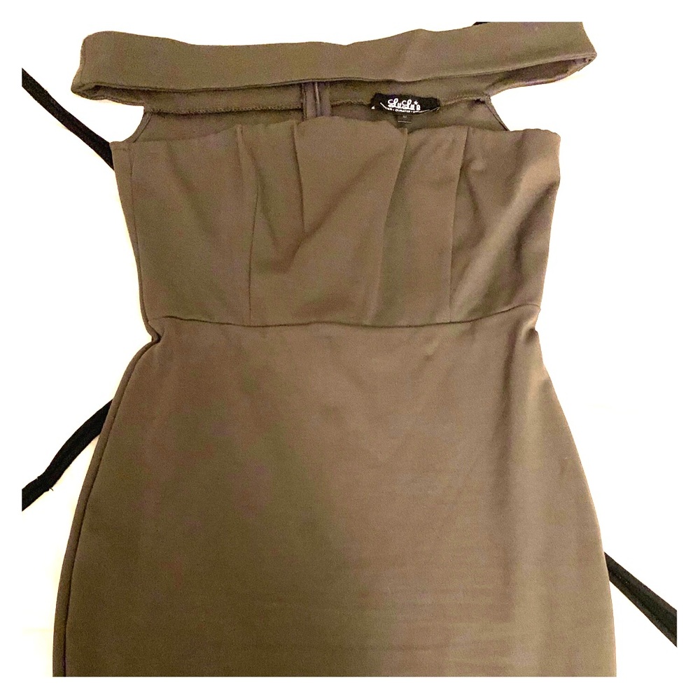 Lulus Hunter green dress